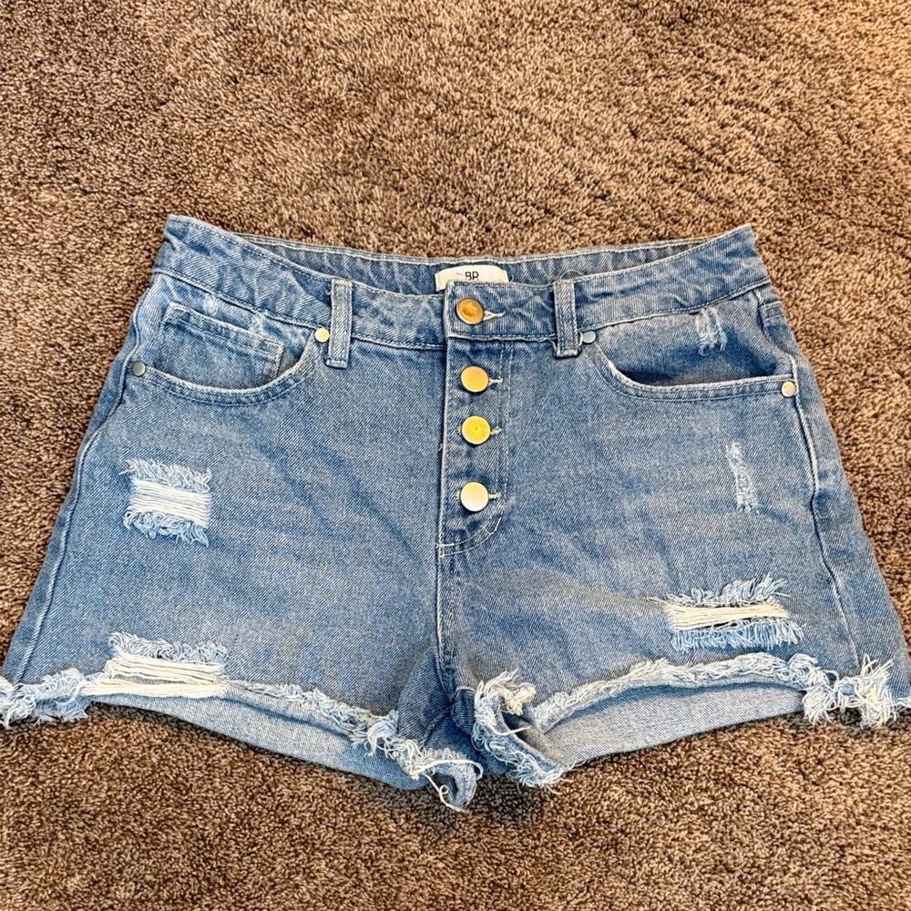 BP Women's Distressed Denim Shorts